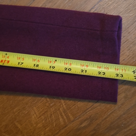 VINE & VALLEY BRAND WOMEN'S BURGUNDY PEACOAT SIZE MEDIUM - Picture 16 of 16